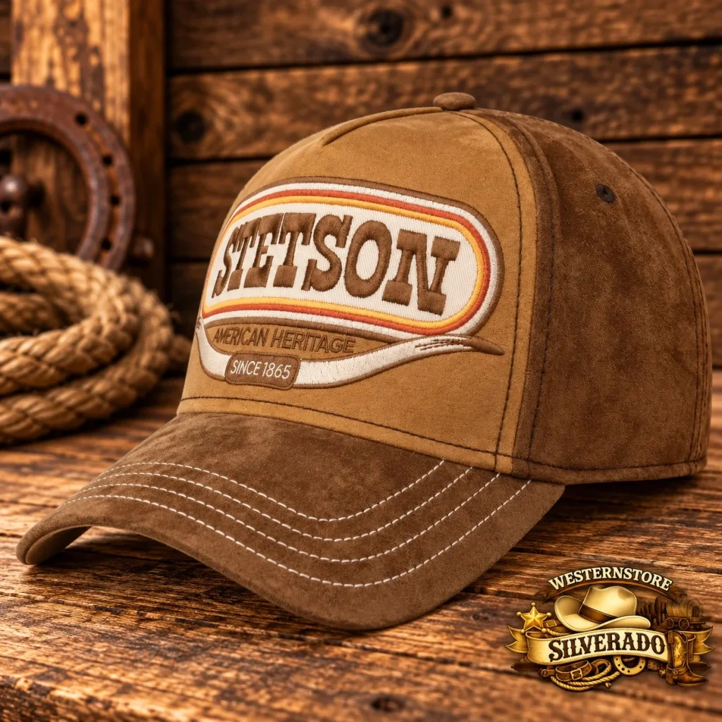 Stetson Longhorn Western Cap – Brown / Cognac