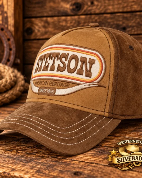 Stetson Longhorn Western Cap – Brown / Cognac