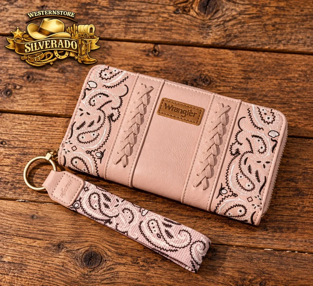 Wrangler Western Bandana Portemonnee pink