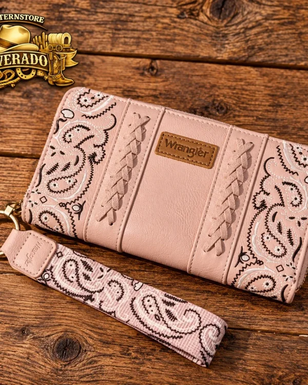 Wrangler Western Bandana Portemonnee pink