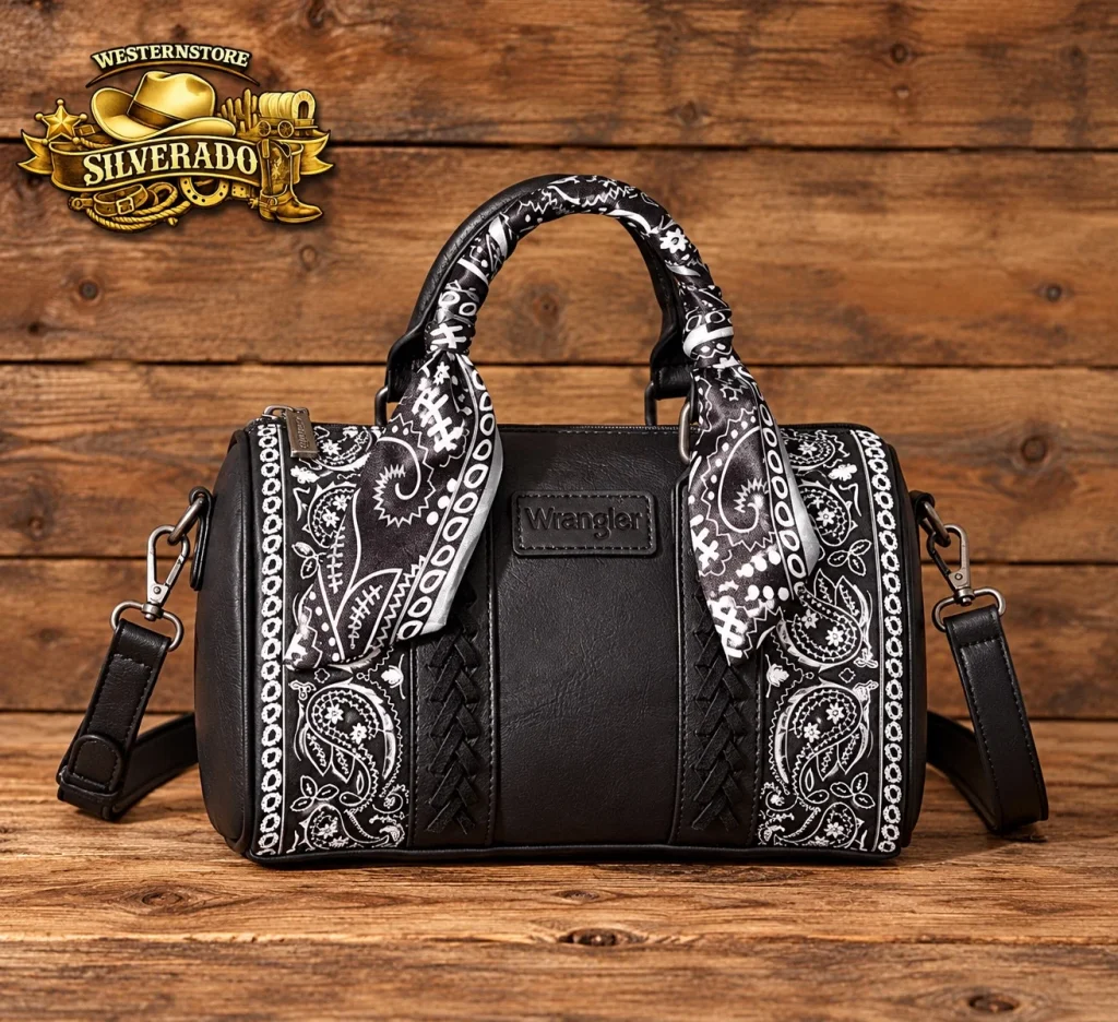 Wrangler Braided bandana bag Black
