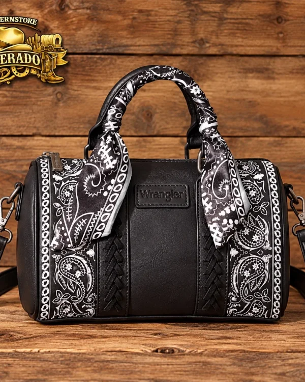 Wrangler Braided bandana bag Black