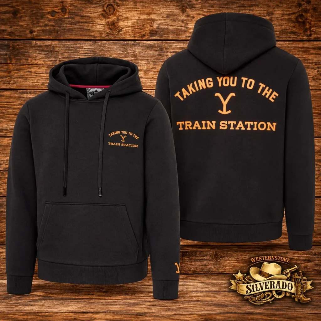 YELLOWSTONE Hoodie Train Station