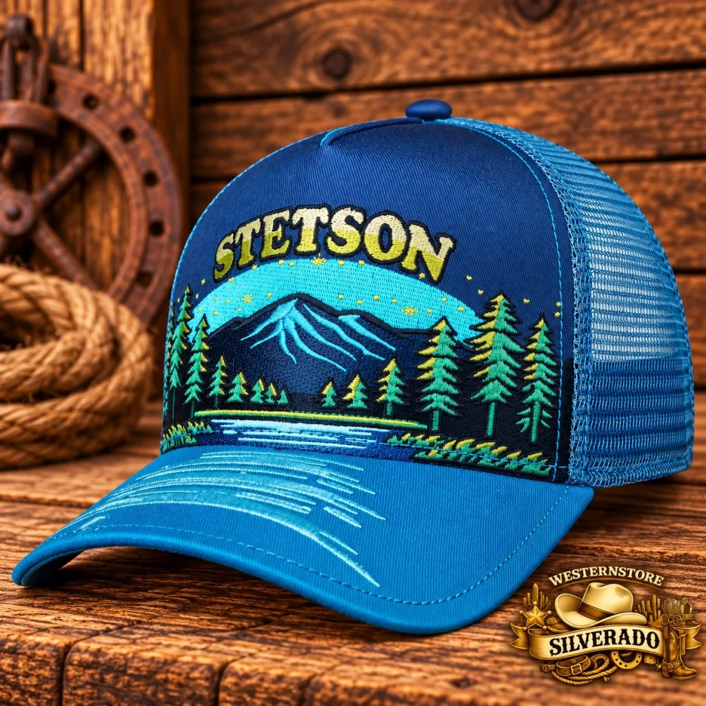 Stetson Trucker Cap – Mountain Adventure Blue