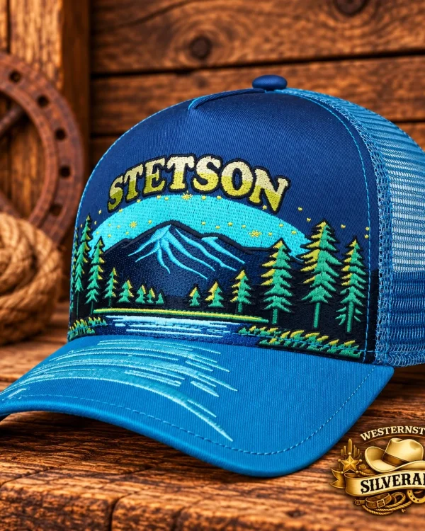 Stetson Trucker Cap – Mountain Adventure Blue