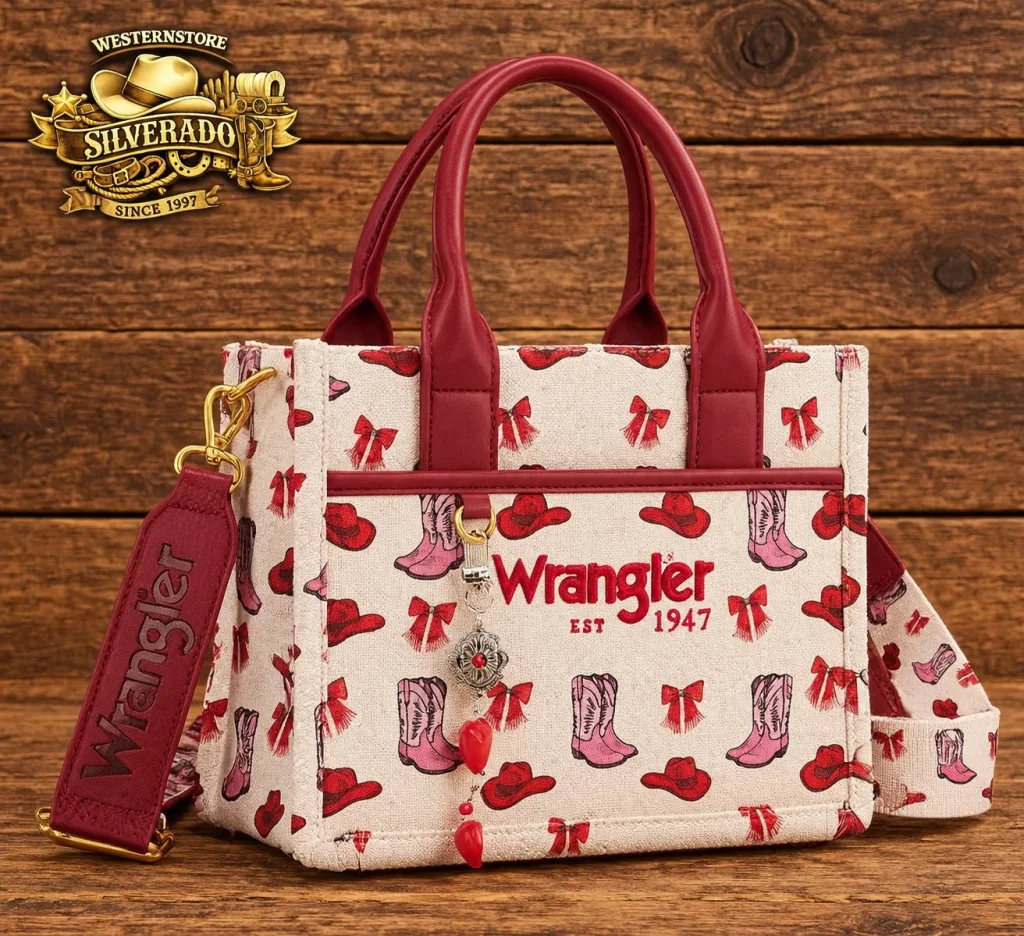 Wrangler Western print cowgirl bag Pink