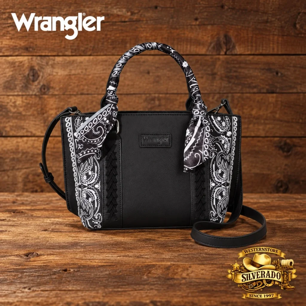 Wrangler Braided bandana bag Black