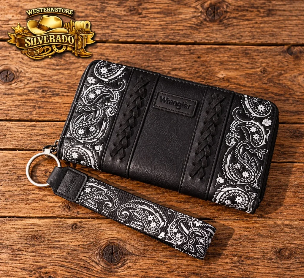 Wrangler Western Bandana Portemonnee Black